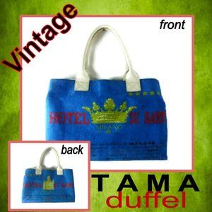 TAMA Vintage Canvas Duffel Leather Handle
